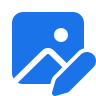 Photo editing service icon