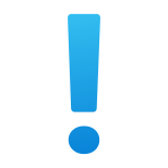 Exclamation Mark icon in Windows 11 Color Style