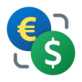 Currency exchange icon