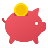 Piggy bank icon