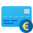 Carte bancaire Euro icon