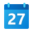 Calendrier 27 icon