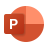 Microsoft PowerPoint 2019 icon