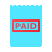 Paid Bill Stamp icon