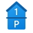 Parking and 1st Floor icon