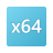 X64 icon