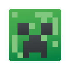 Minecraft Creeper Icon In Windows 11 Color Style