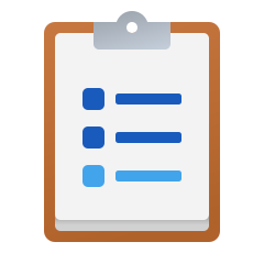 Form Filling task PNG illustration
