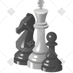 Chess Titans icon in Windows 11 Color Style