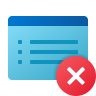 Delete Document icon in Windows Metro Style