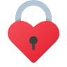 heart lock icon
