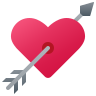 heart with-arrow icon