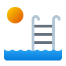 outdoor swimming-pool icon