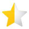 Half star Icons – Free Vector Download, PNG, SVG, GIF