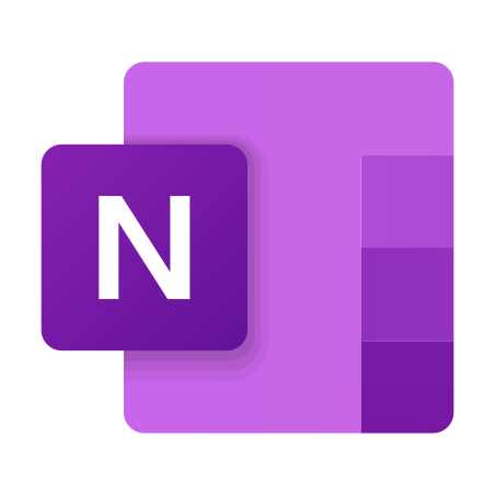 Microsoft Onenote 2019 icon in Windows 11 Color Style
