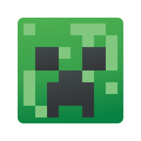 Fluency スタイルでの Minecraft のクリーパー のアイコン Fluency スタイルでの Minecraft のクリーパー のアイコン