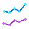 Business growth analytics insights performance optimization strategy icon