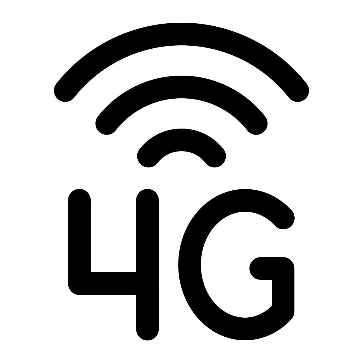 windows 11 filled style 4g icon