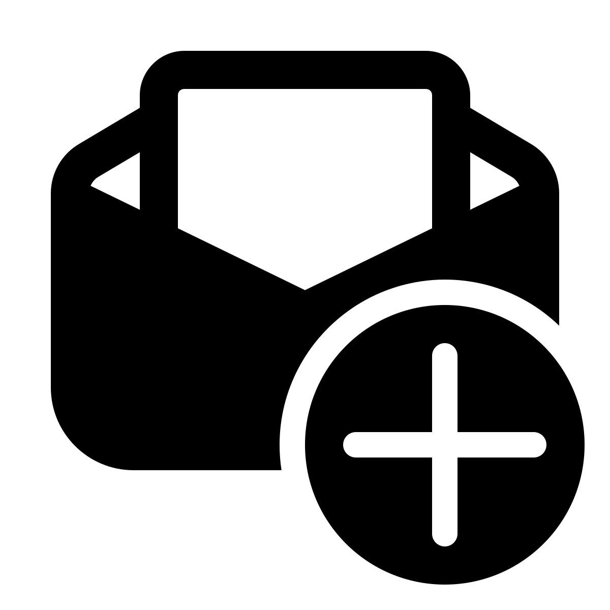 windows 11 filled style 添加打开信封 icon