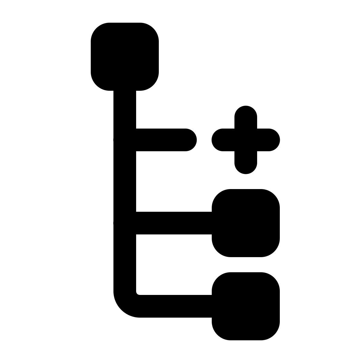 windows 11 filled style aggiungi sottonodo icon