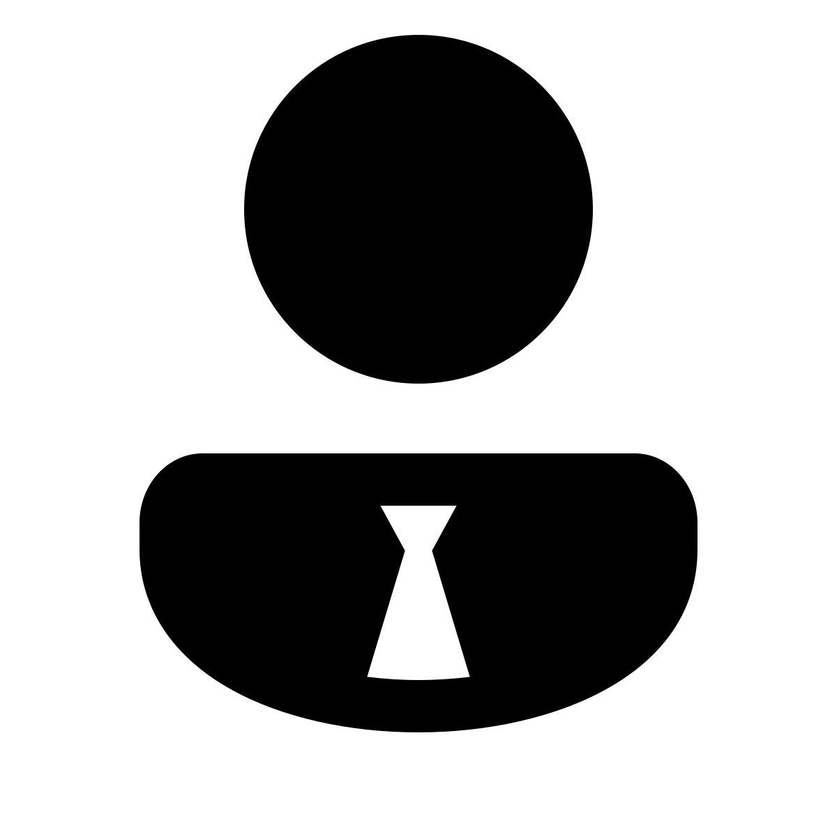 windows 11 filled style administrador del hombre icon