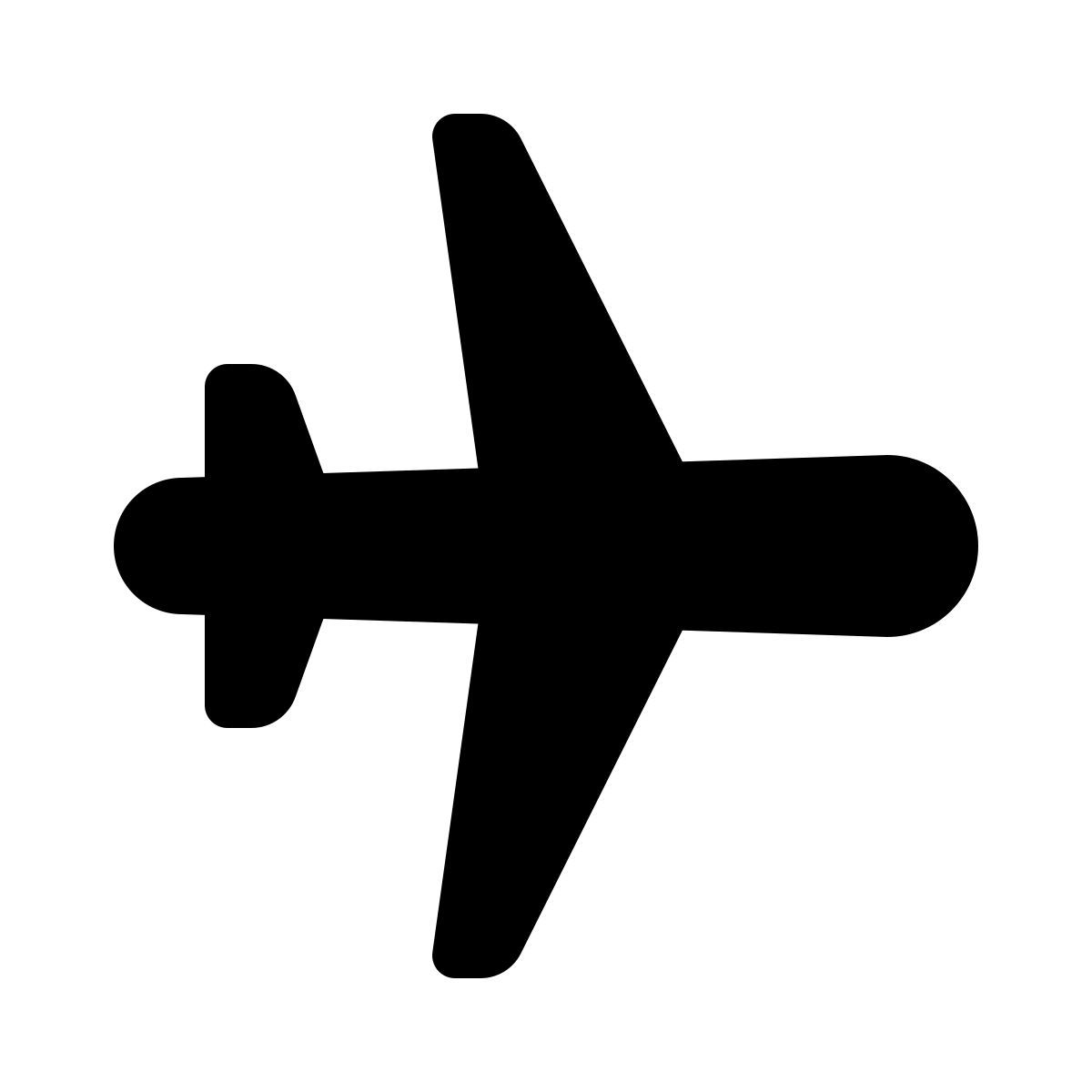 windows 11 filled style plane icon