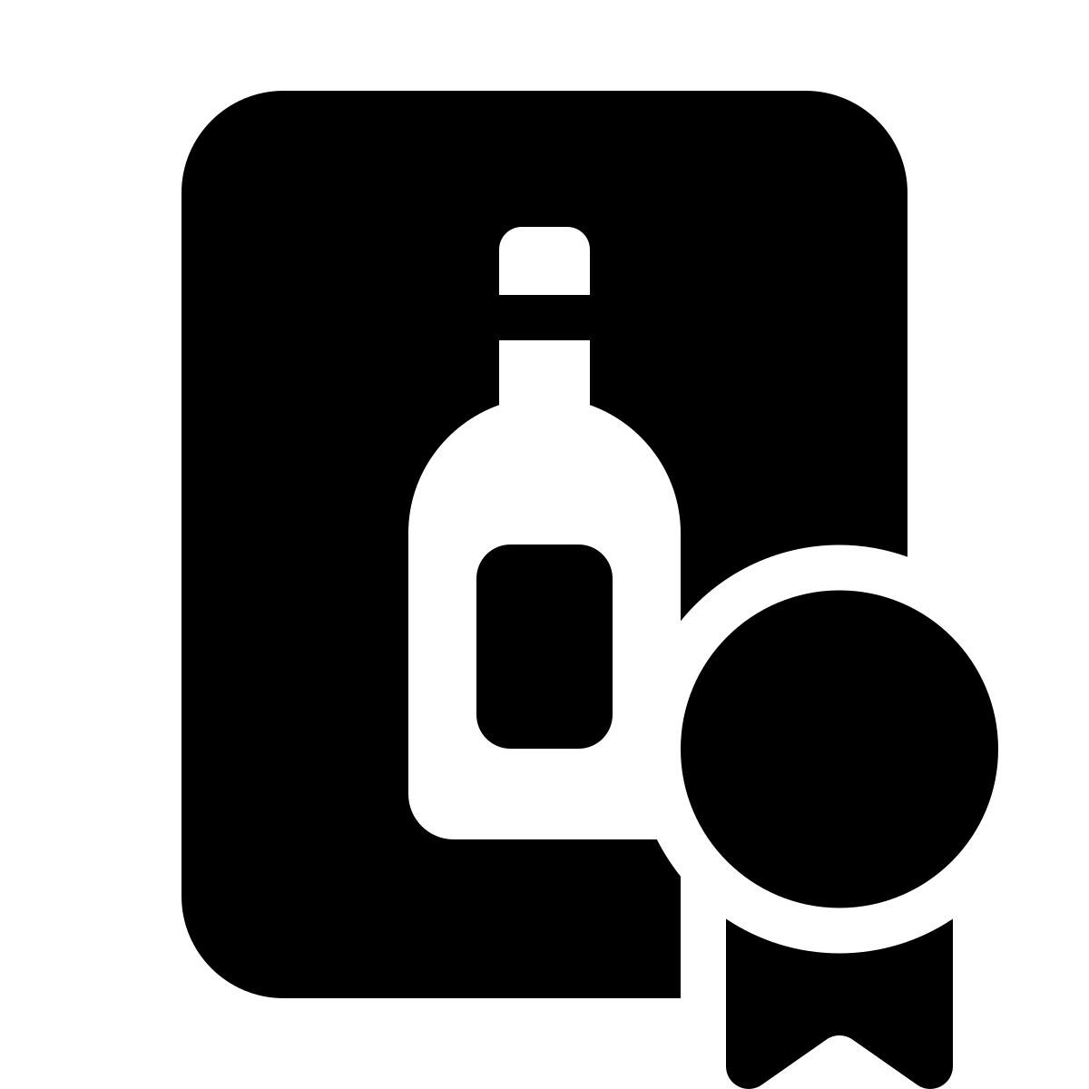 windows 11 filled style 酒精饮料许可 icon