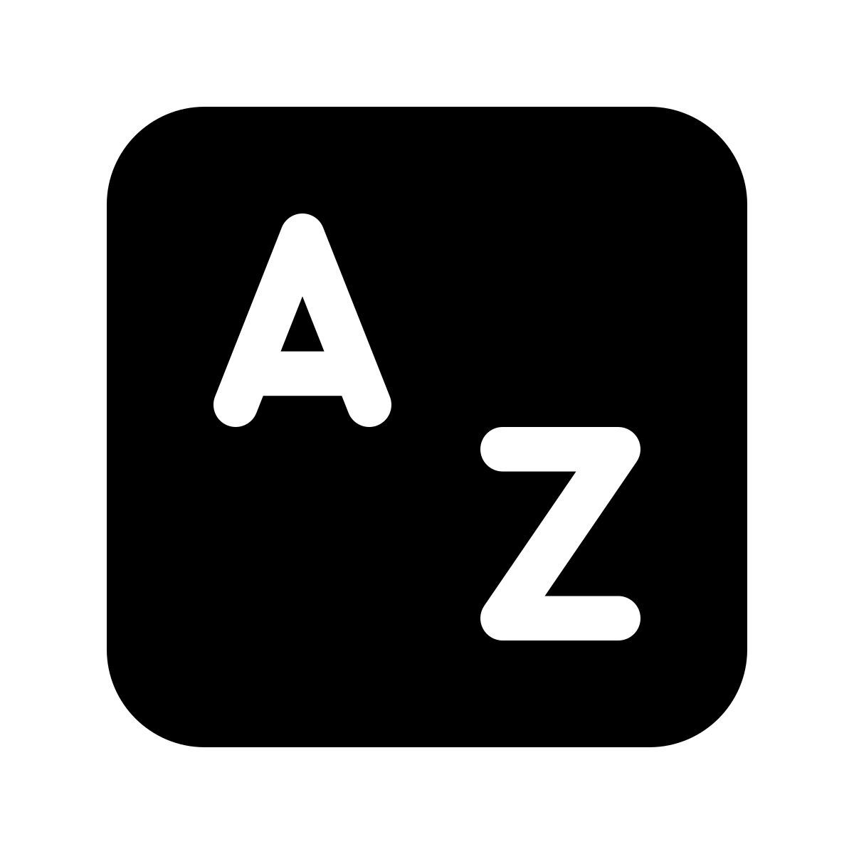 windows 11 filled style alfabeto icon