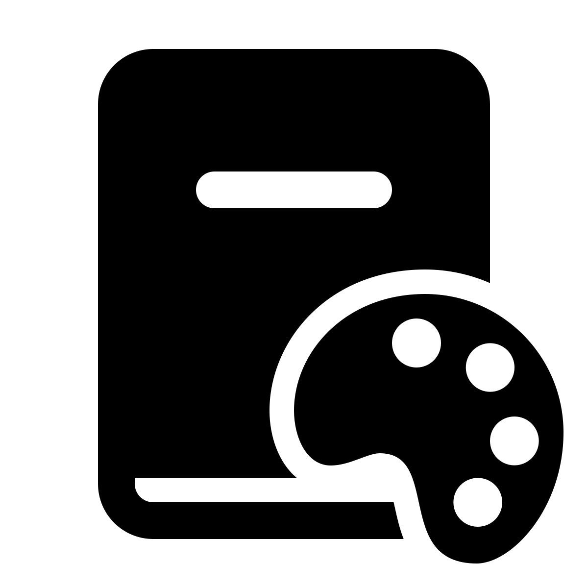 windows 11 filled style libro de arte icon