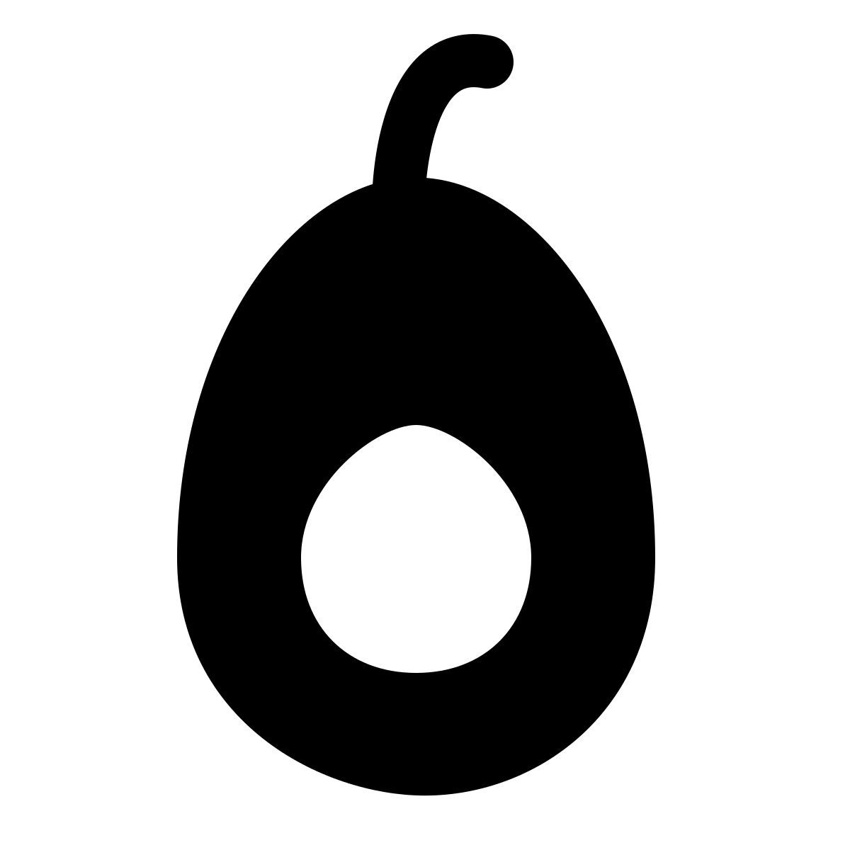 windows 11 filled style avocado icon