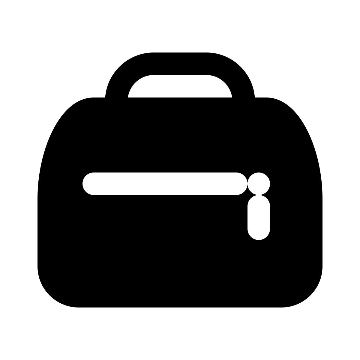 windows 11 filled style handbag icon