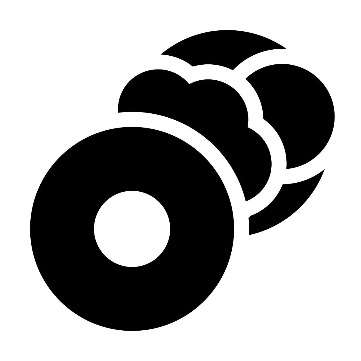windows 11 filled style bagel icon