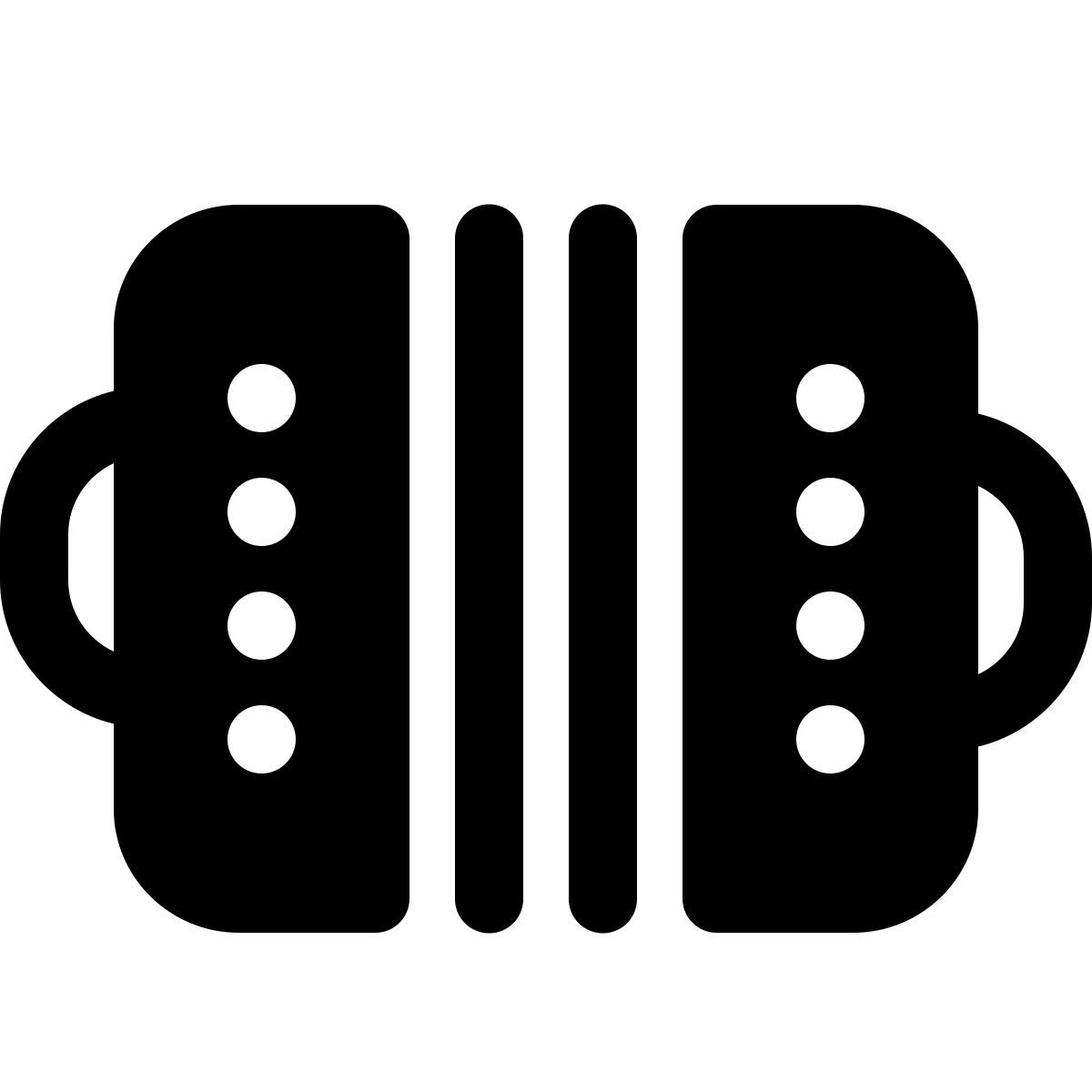 windows 11 filled style 手风琴 icon