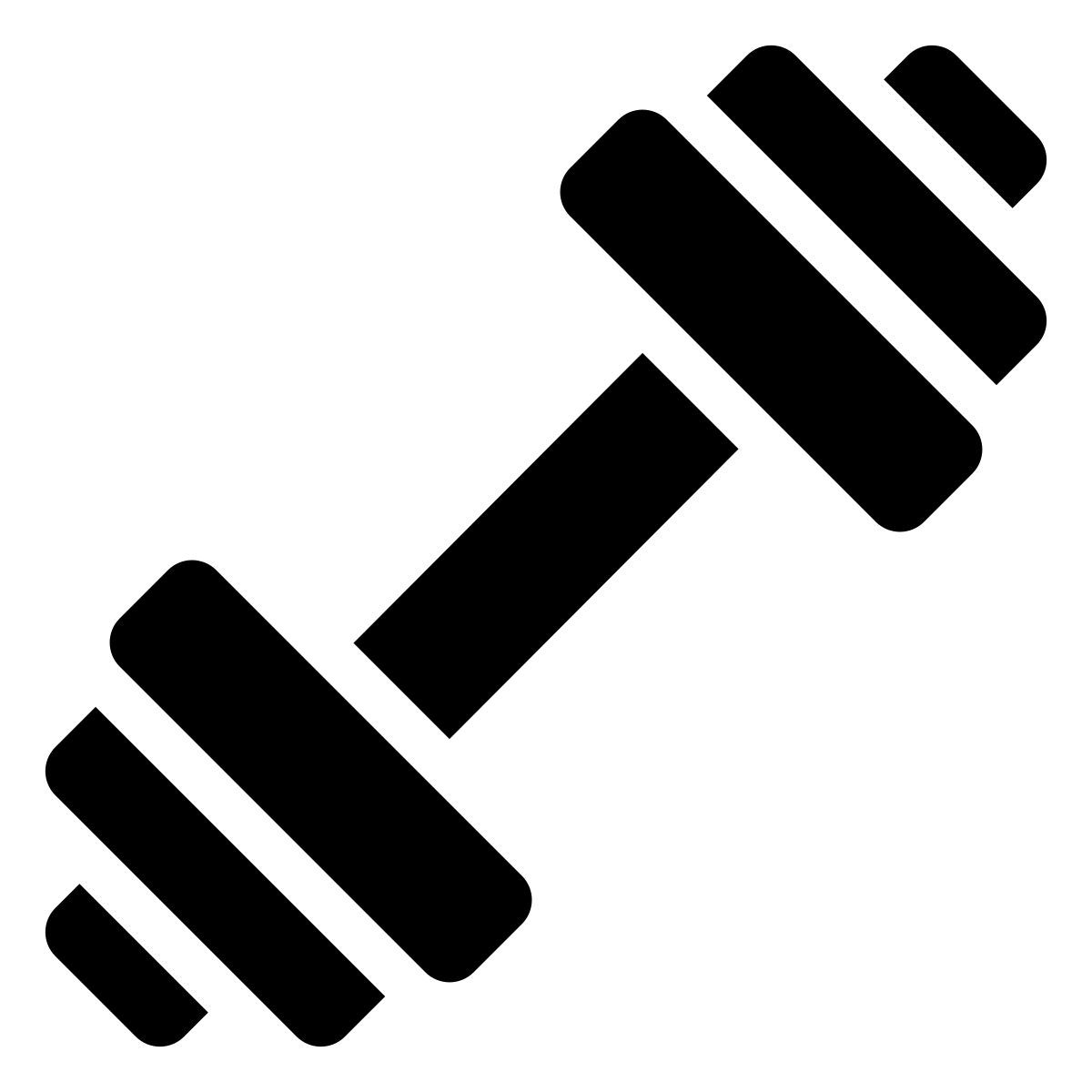 windows 11 filled style 杠铃 icon