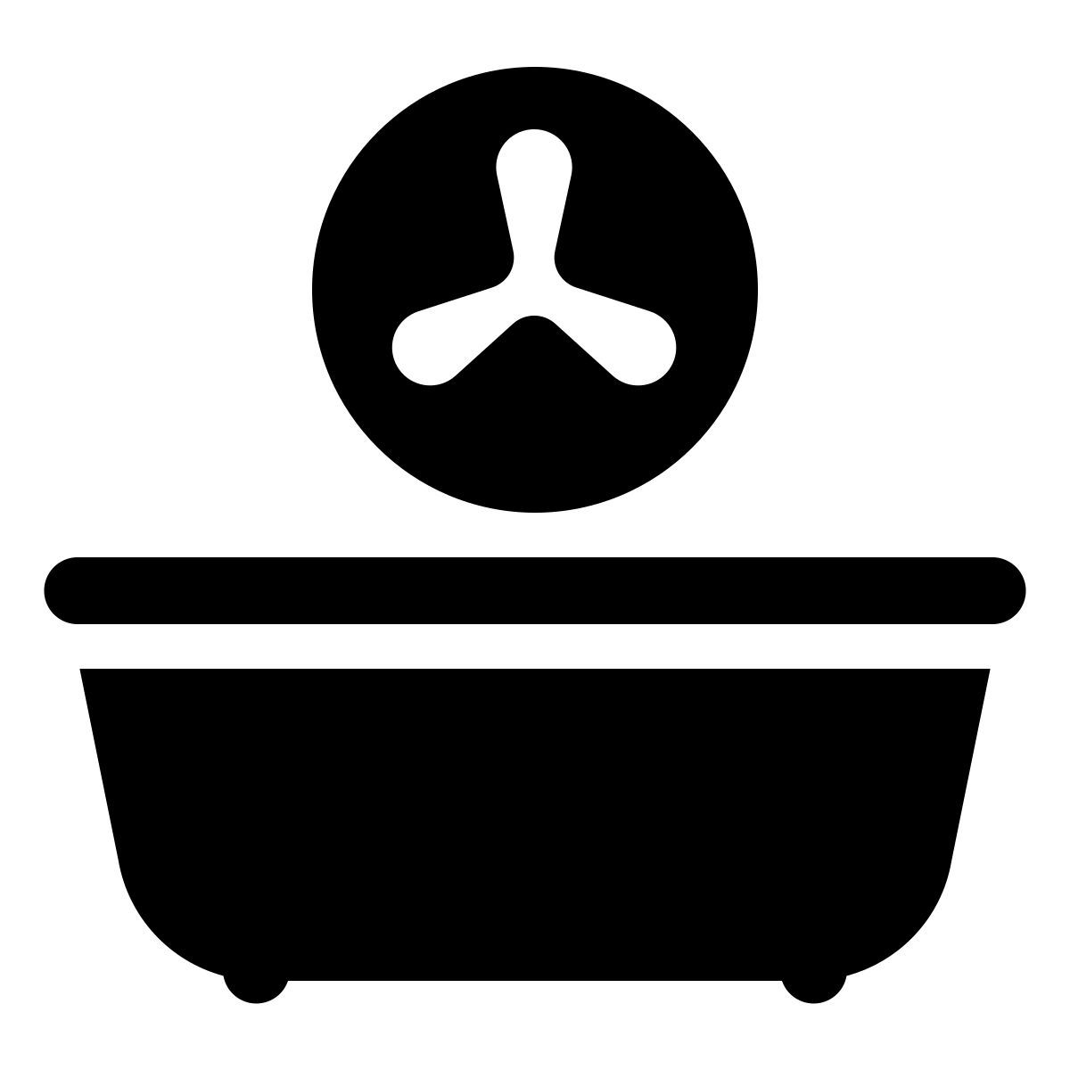 windows 11 filled style aérateur de salle de bain icon