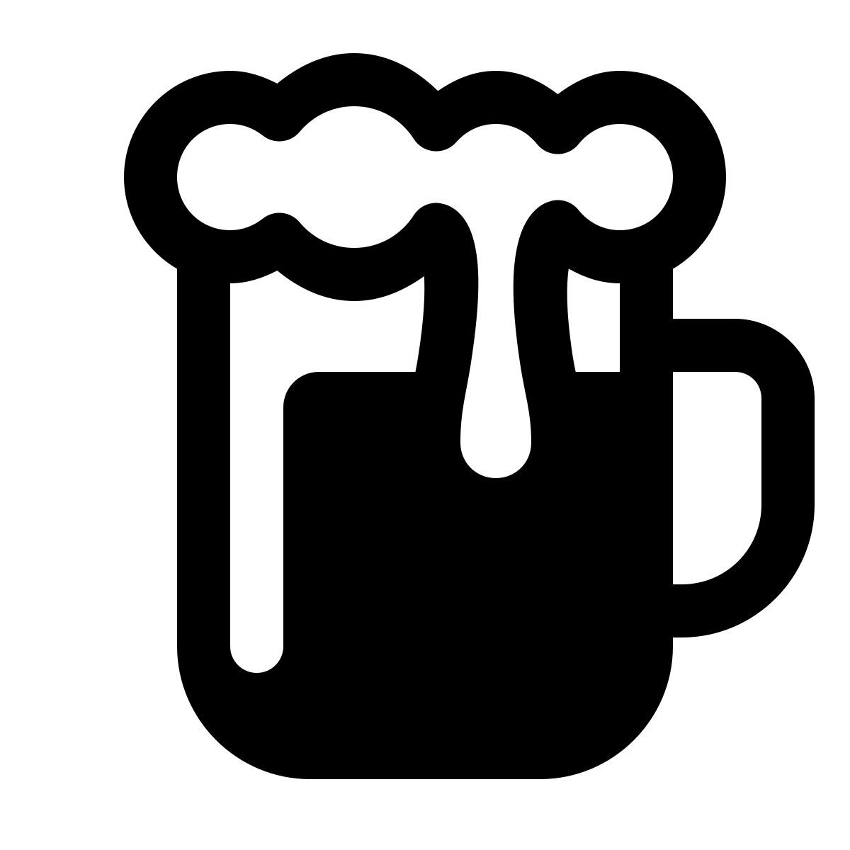 windows 11 filled style bier icon