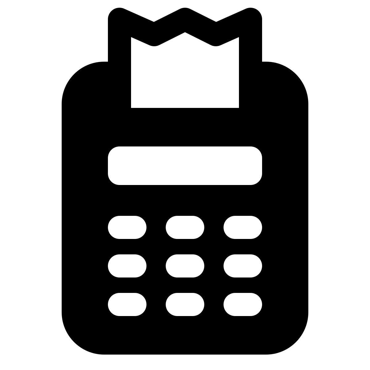 windows 11 filled style billing machine icon