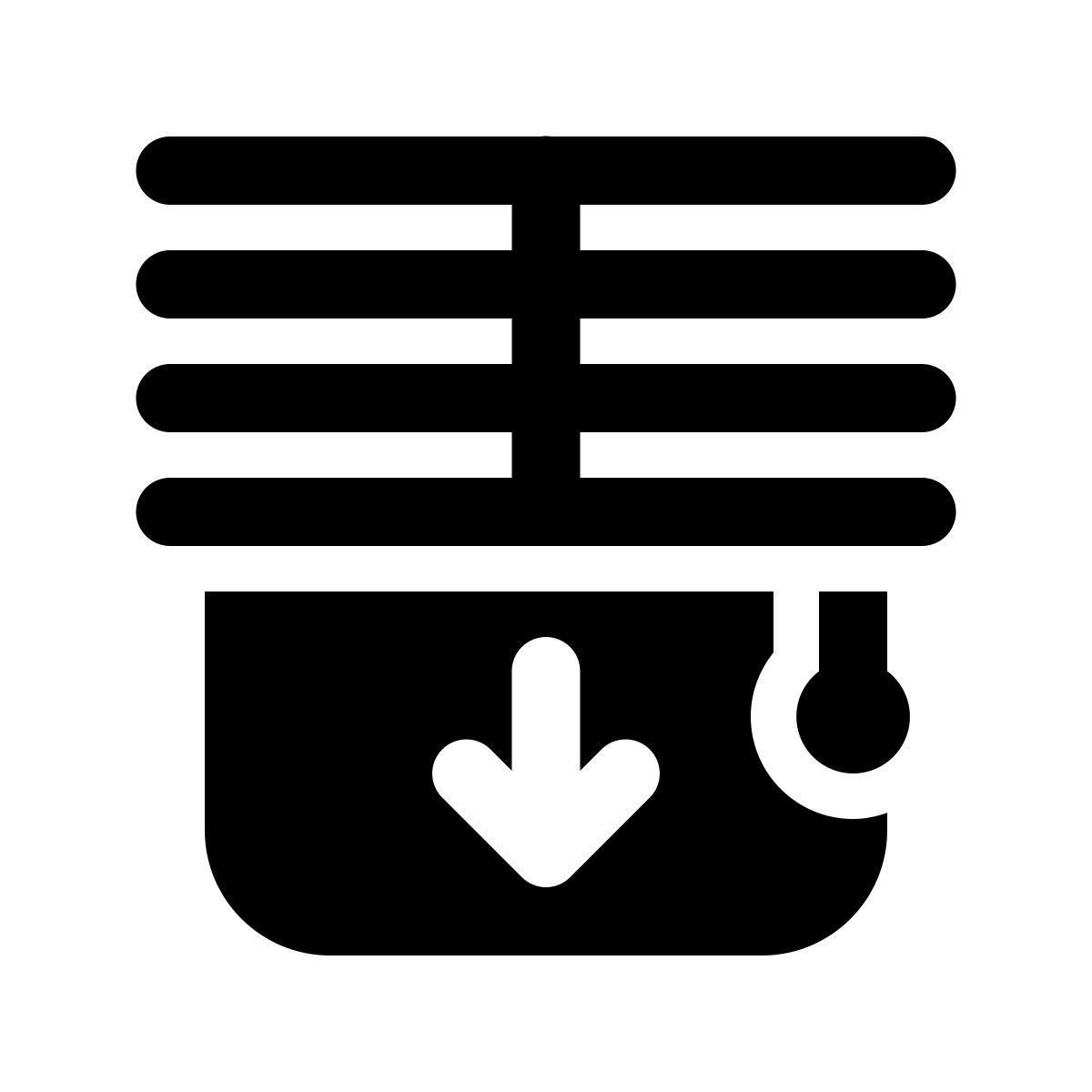 windows 11 filled style fermeture des volets icon