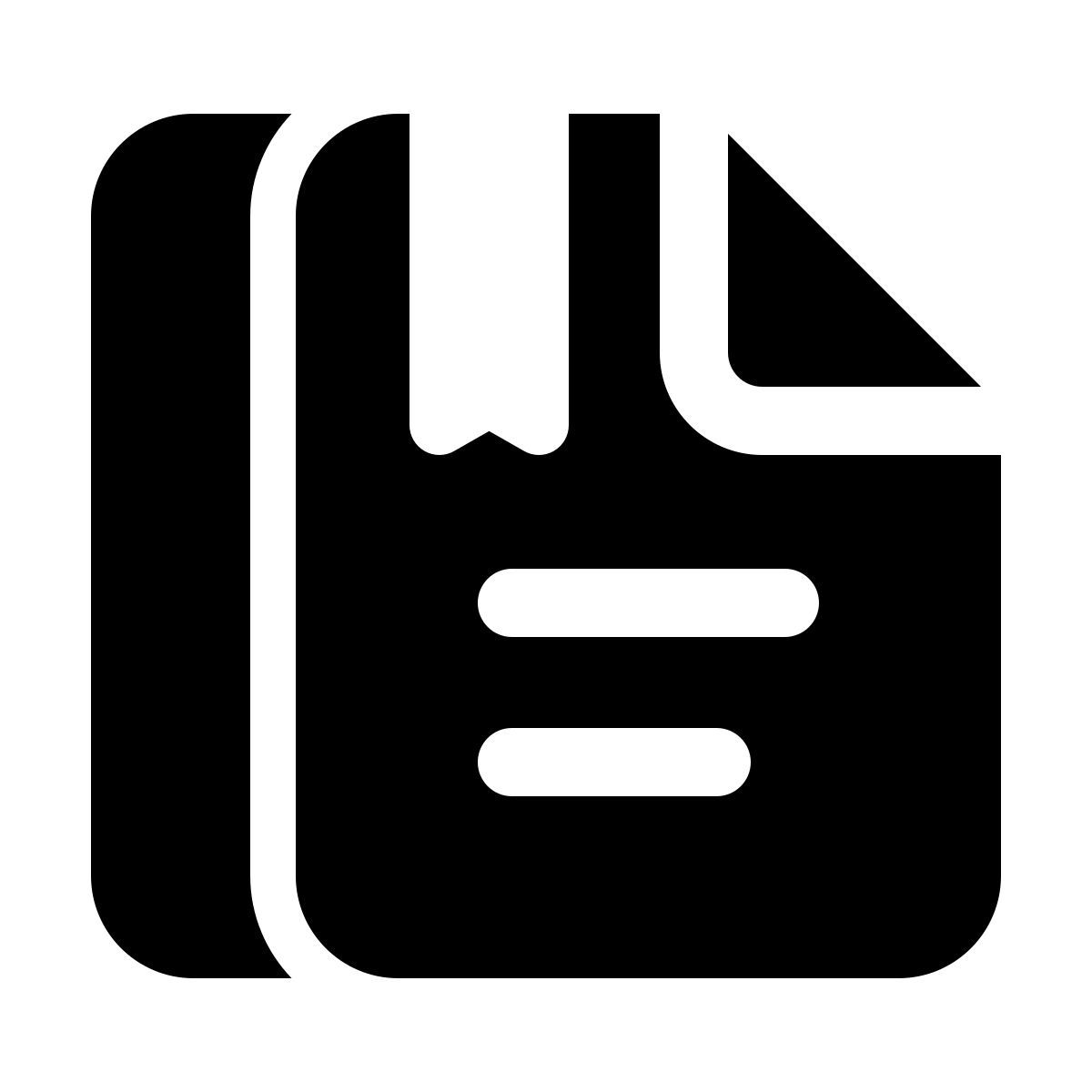 windows 11 filled style bookmark documents icon