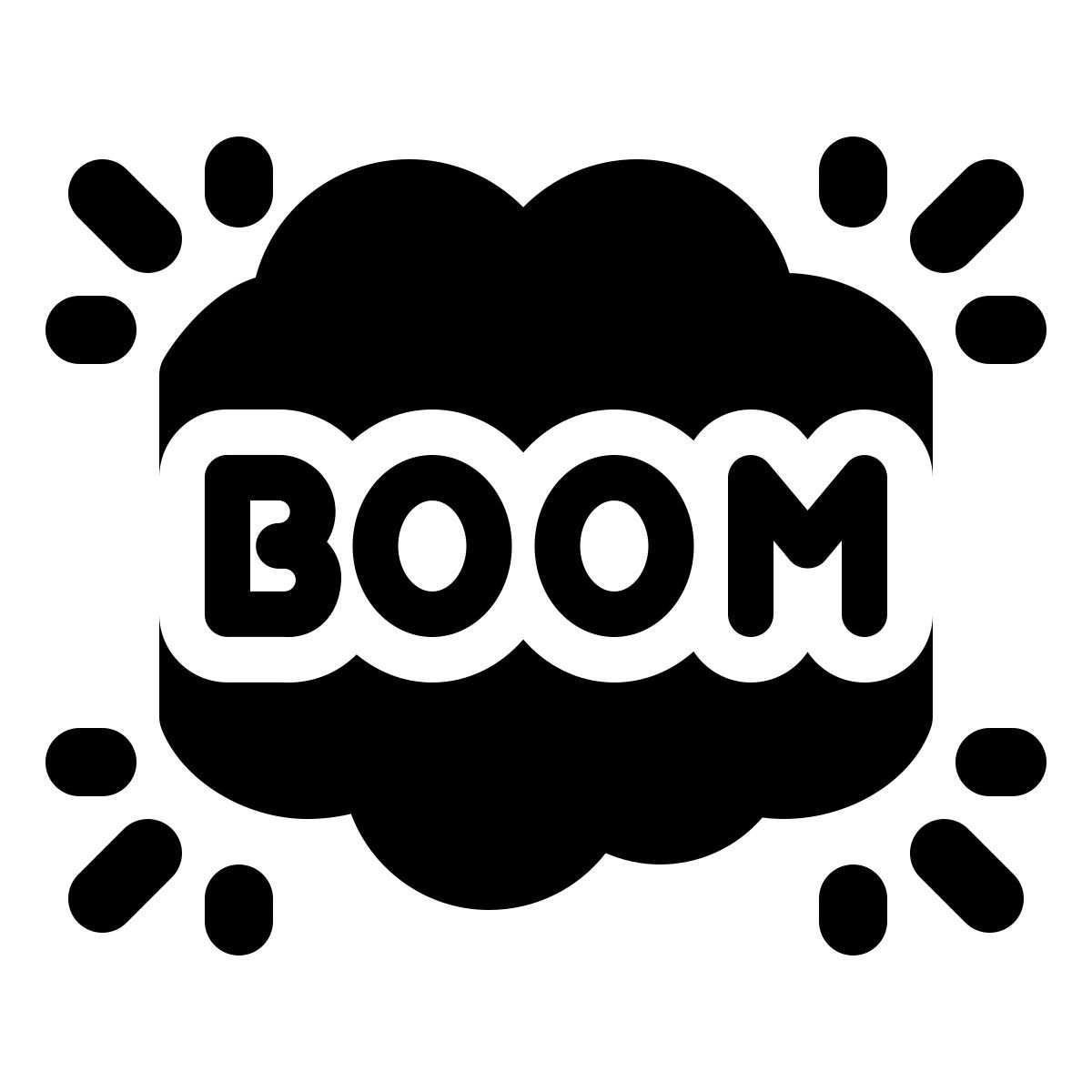 windows 11 filled style boom icon