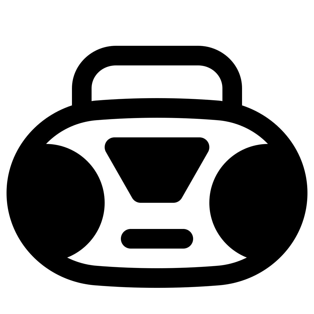 windows 11 filled style stereo portatile icon