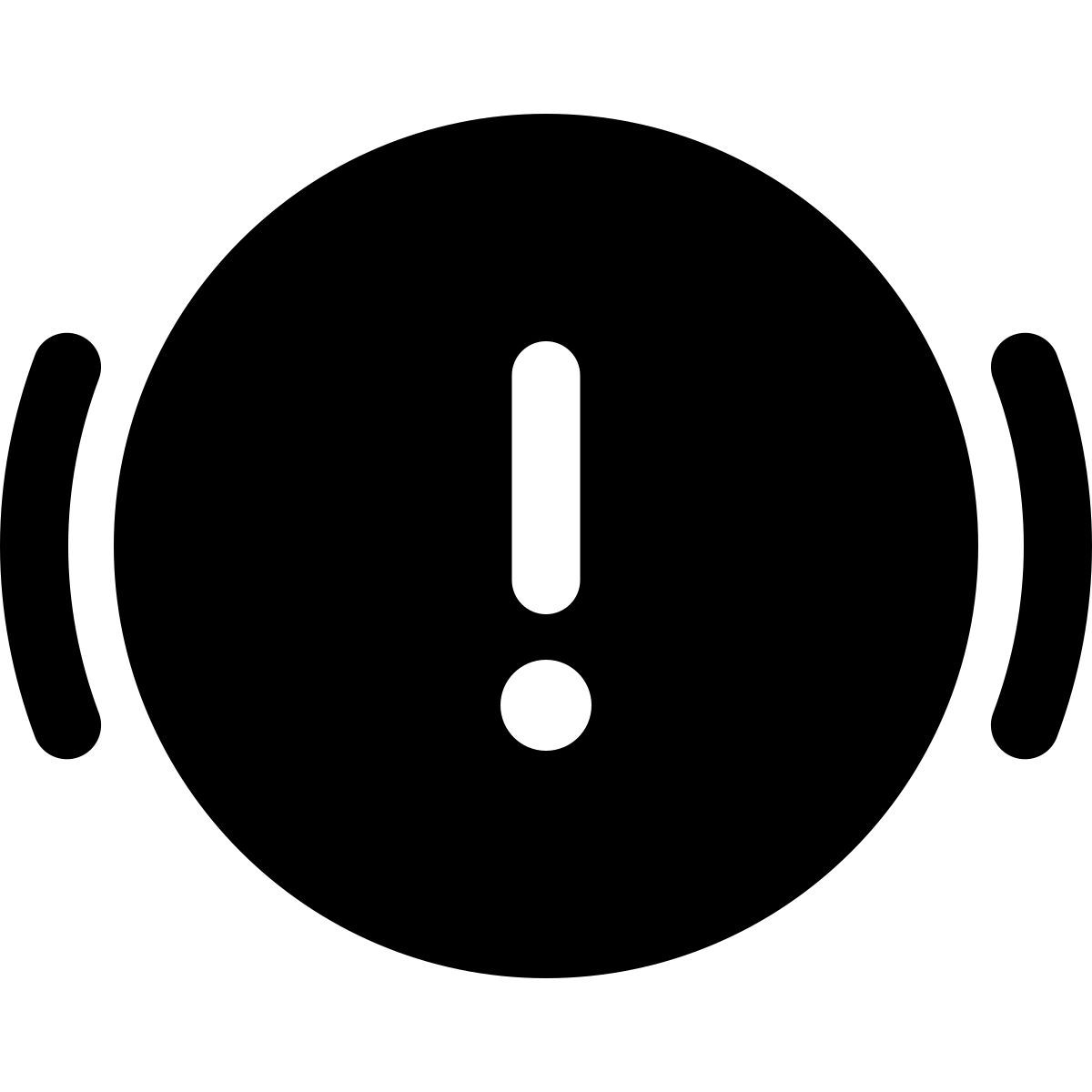 windows 11 filled style brake warning icon