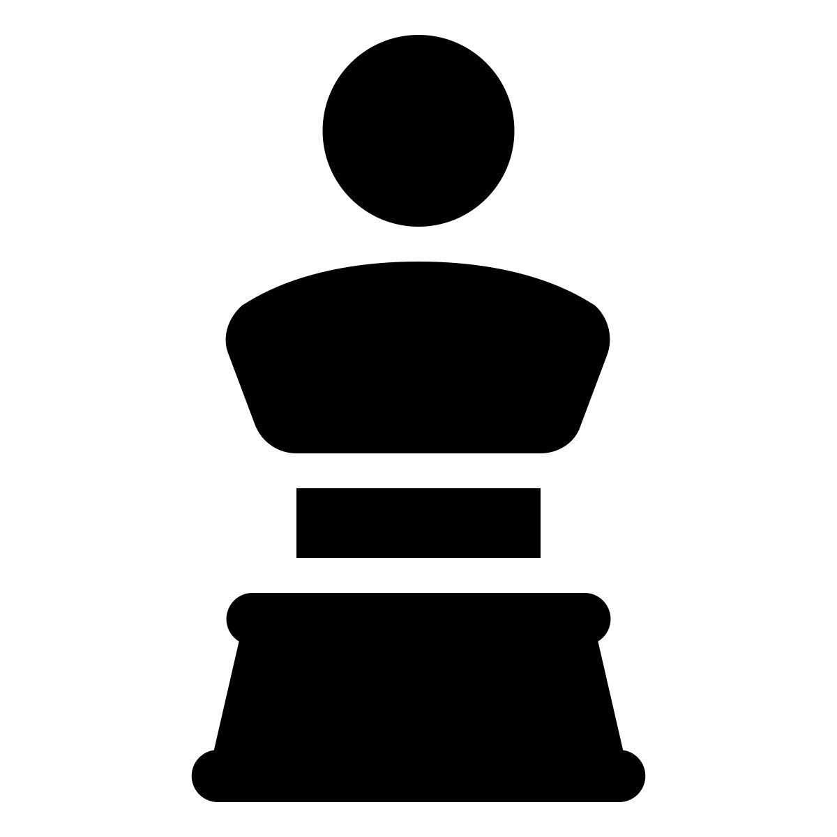 windows 11 filled style busto icon