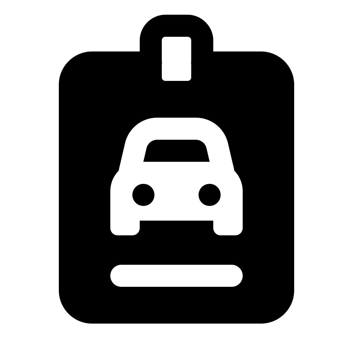 windows 11 filled style auto plakette icon