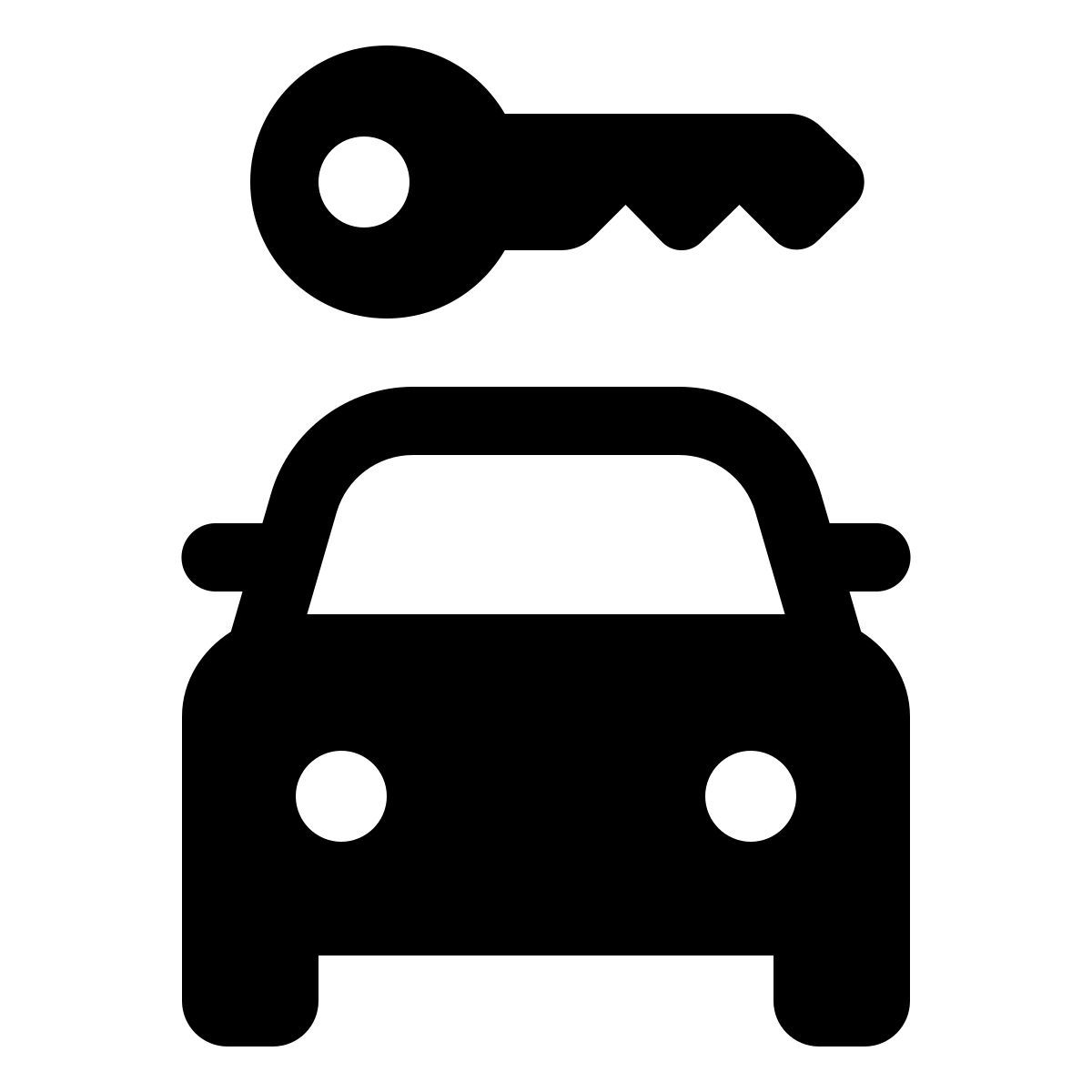 windows 11 filled style 자동차 임대 icon