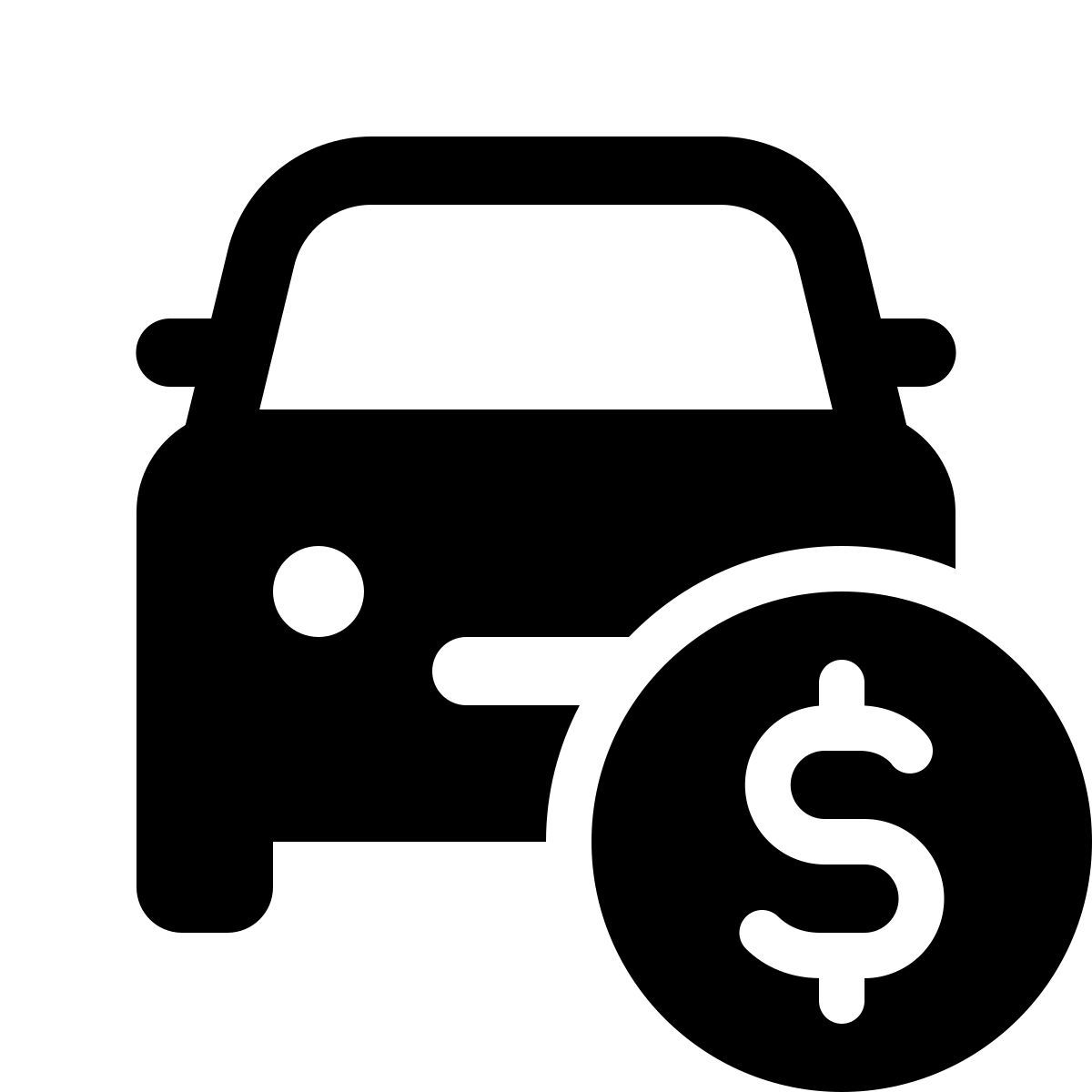 windows 11 filled style 자동차 판매 icon