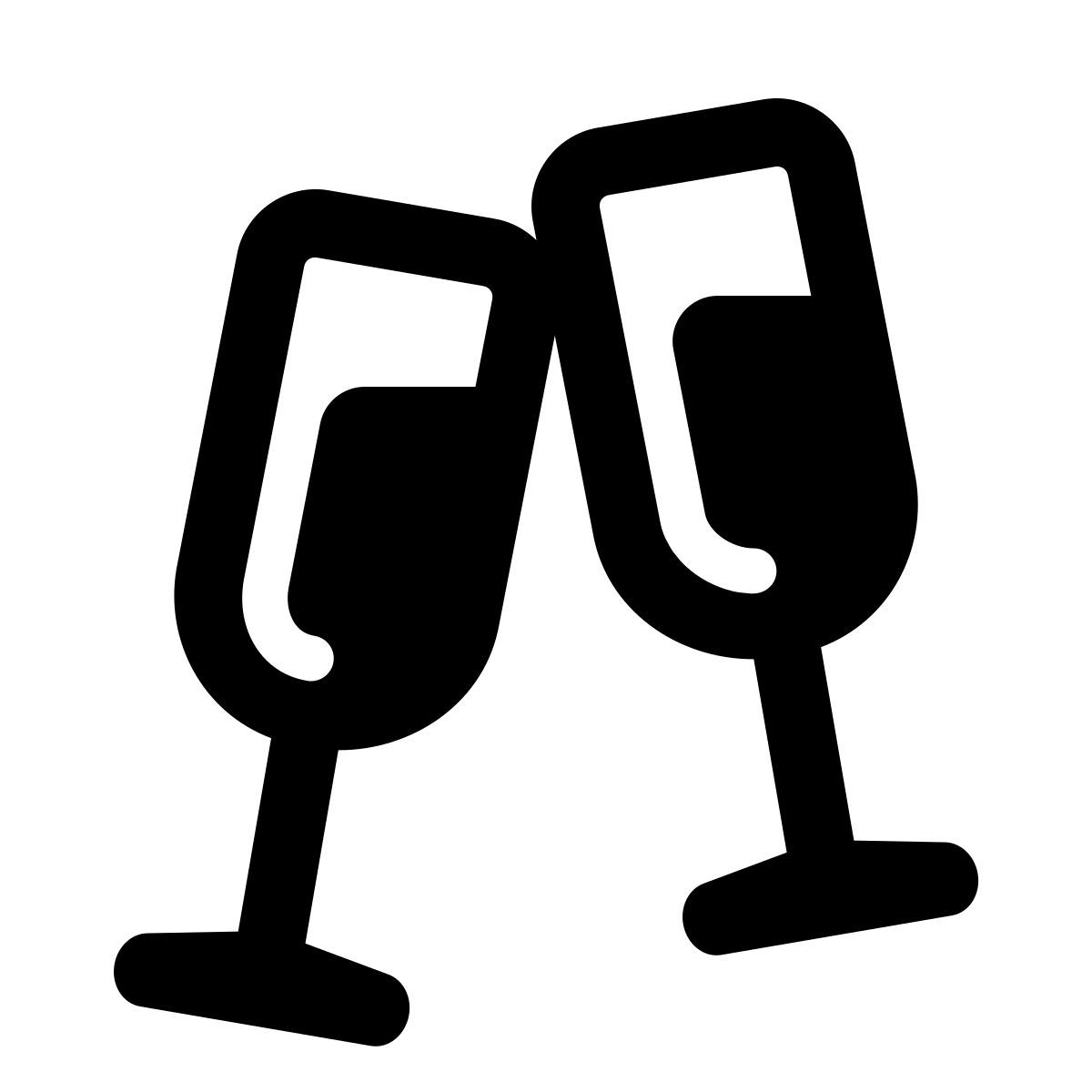 windows 11 filled style champagne icon