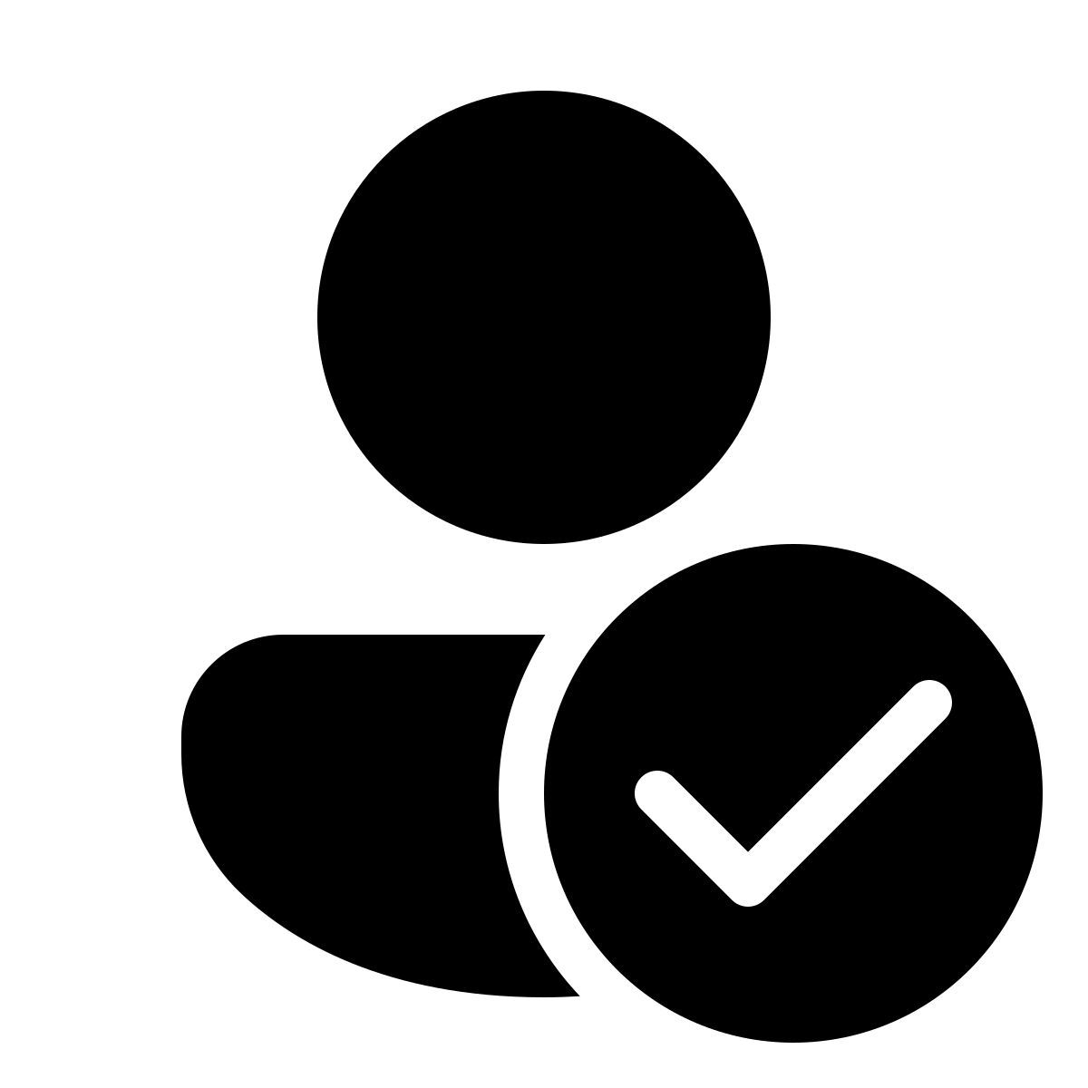 windows 11 filled style 检查男性 icon