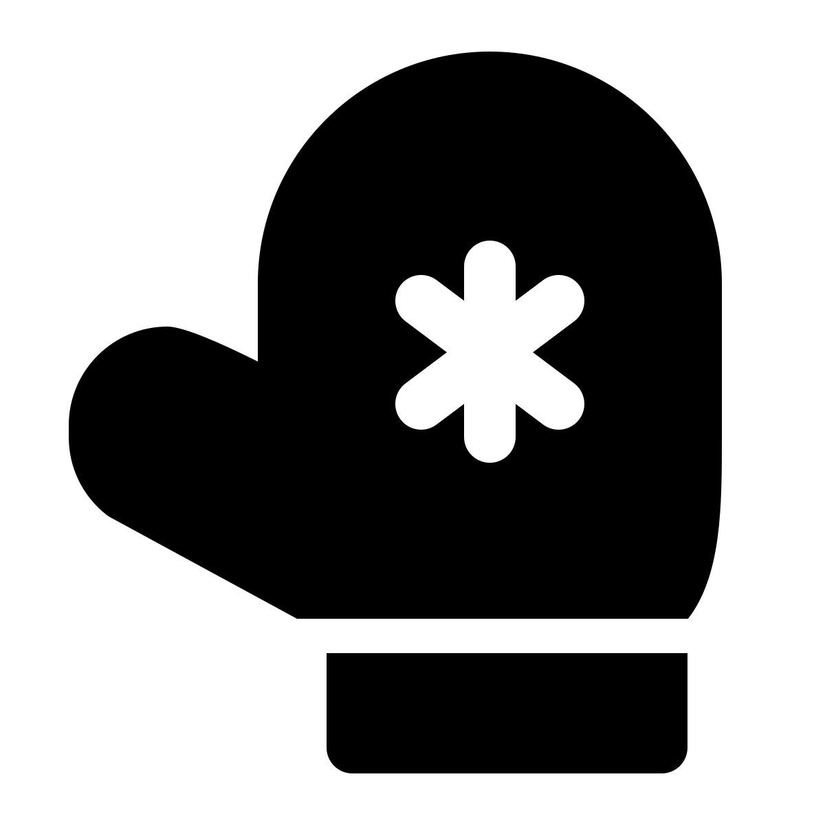 windows 11 filled style guante de navidad icon