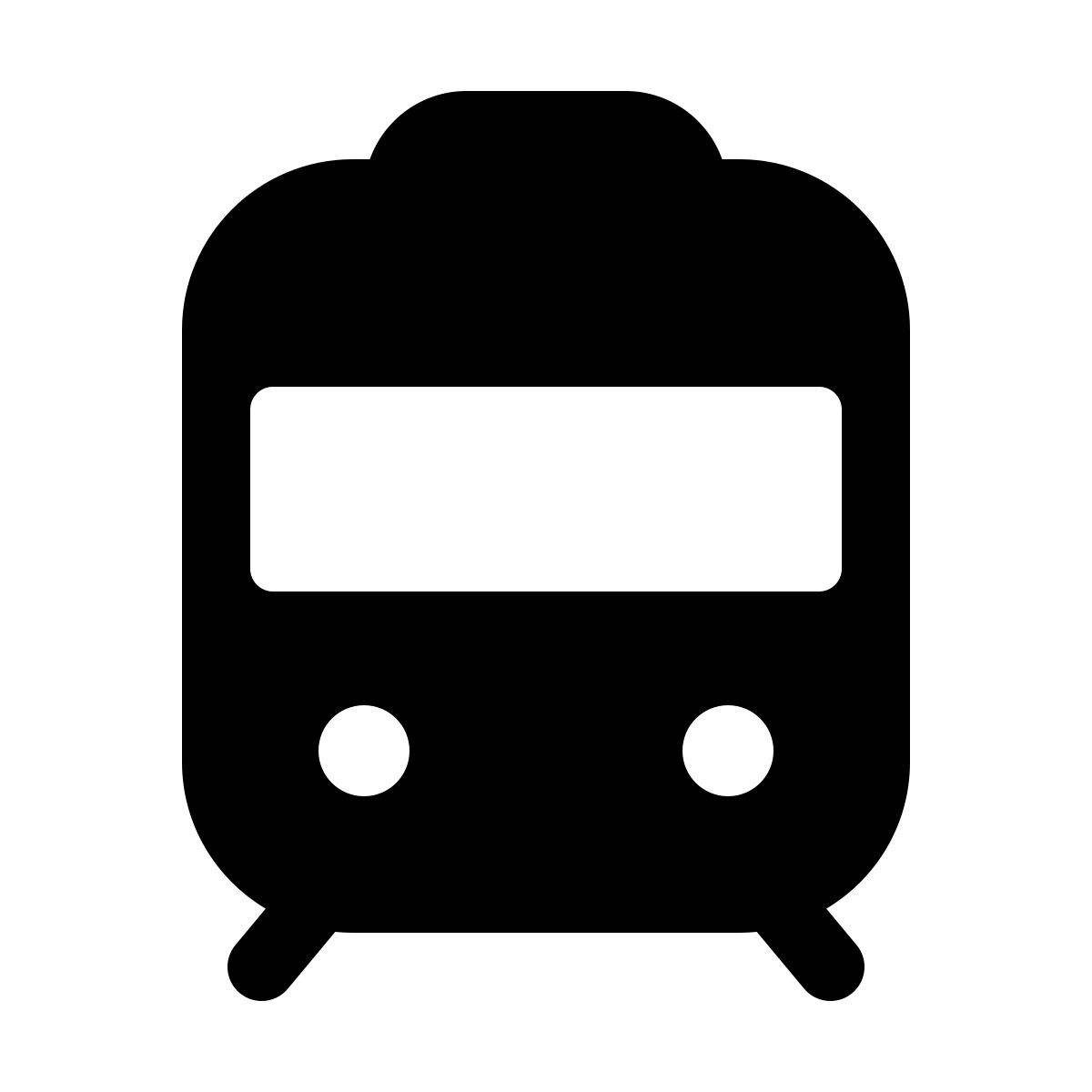 windows 11 filled style city railway station icon